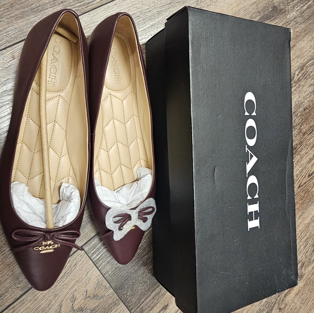 Flats, ballet, casual, office, luxury, designer, coach, shoes, women's, travel, - Picture 4 of 11